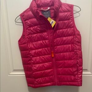 Primary Bright Pink Quilted Vest